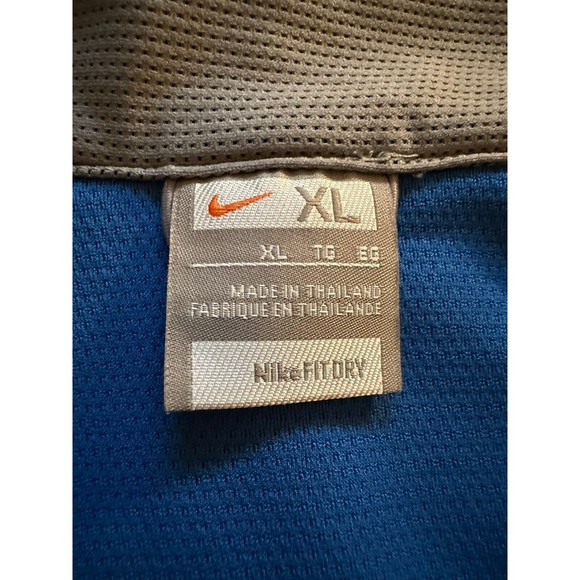 2000’s Nike Woven Full-Zip Vented Jacket W/Electronics Pocket Gray Men’s Size XL - Picture 4 of 13